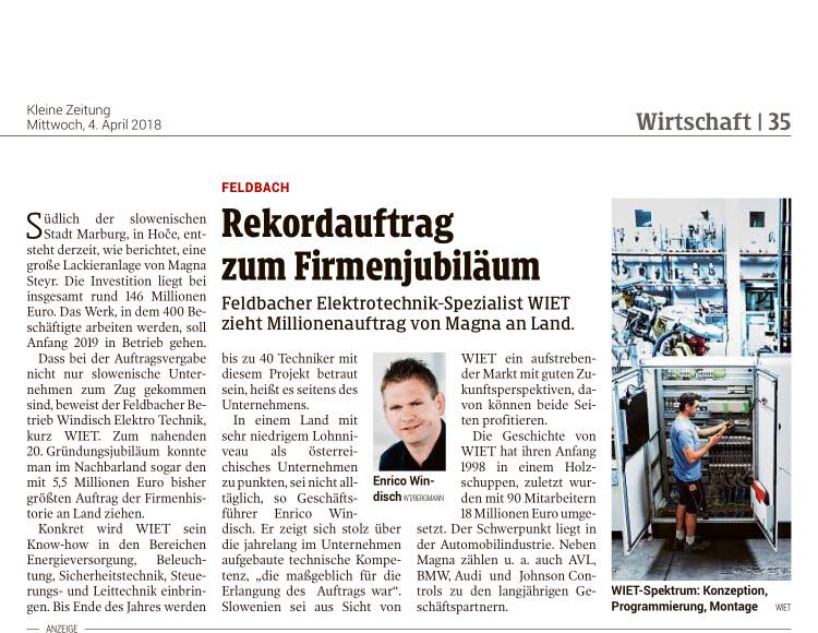 (German) Über die Grenzen – Magna Slowenien